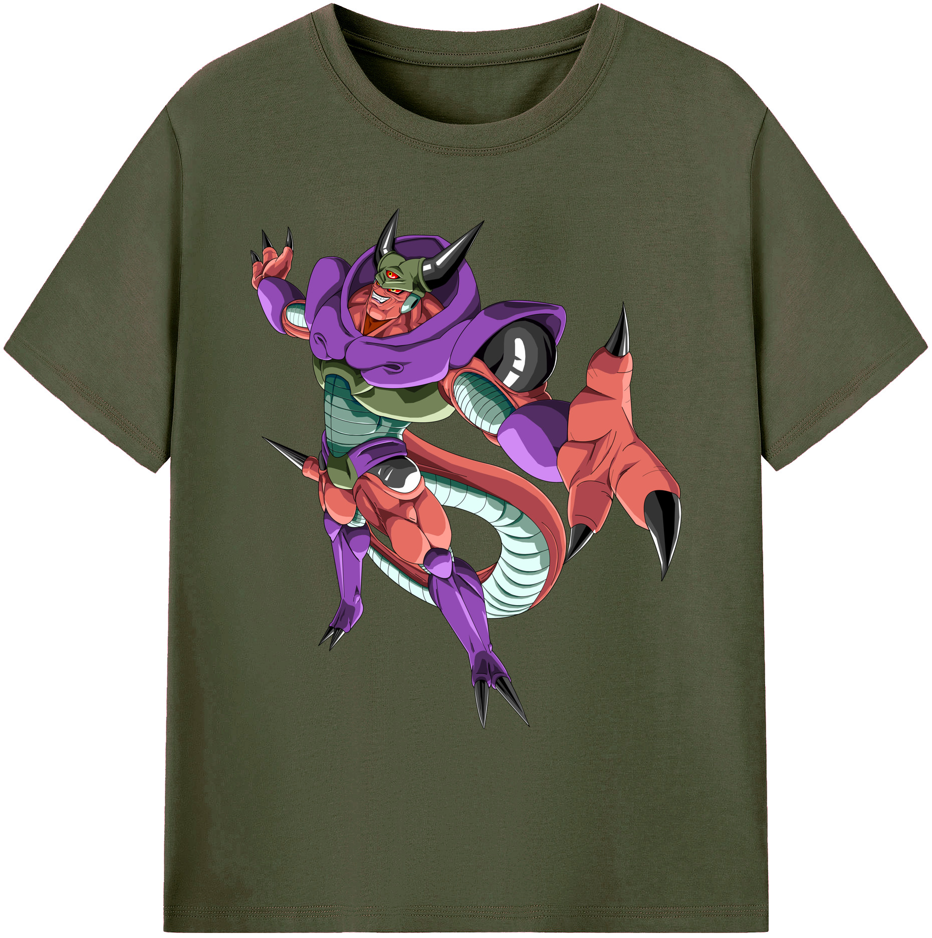 （画像用） ドラゴンボール ジャネンバ DRAGON BALL Janemba 綿100％ メンズ半袖Tシャツ｜肌触りやわらか＆通気性